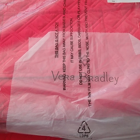 Vera Bradley Triple Compartment Travel Bag, Canyon Sunset Red - Picture 13 of 15